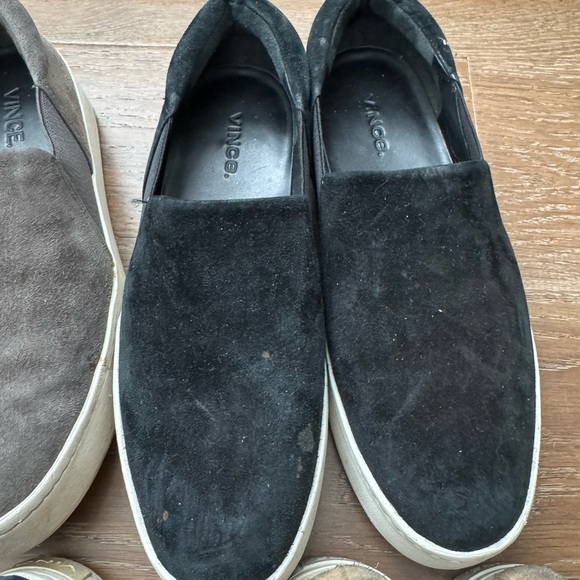 Vince Women’s Suede Slip-On Loafers - Black, Brown, Tan, Cream, Burgundy - Picture 6 of 6